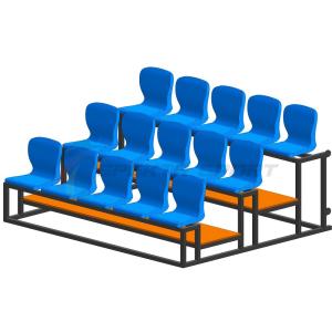 Купить Трибуна мобильная 3 ряда сиденья пластиковые на 15 мест в Бирюче 
