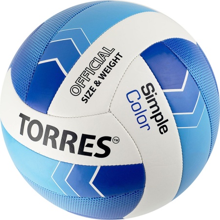 Купить Мяч волейбольный Torres Simple Color любительский р.5 в Бирюче 